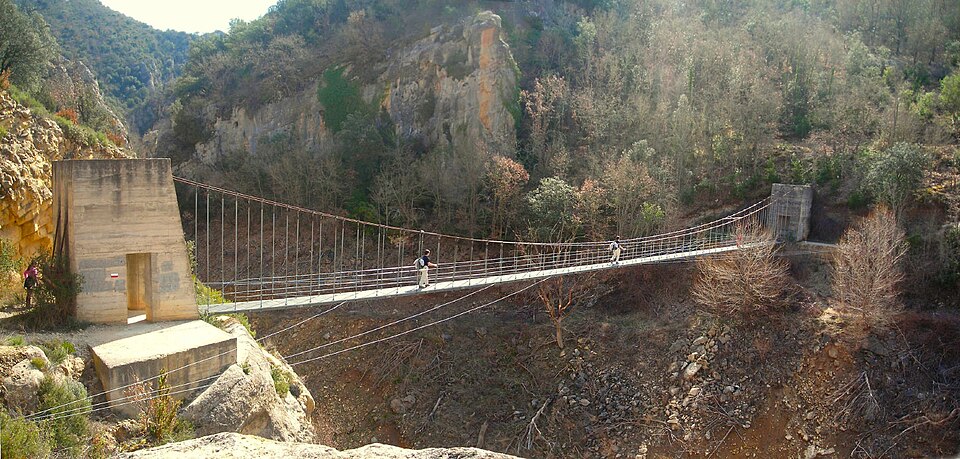 pont penjat de Mont-rebei