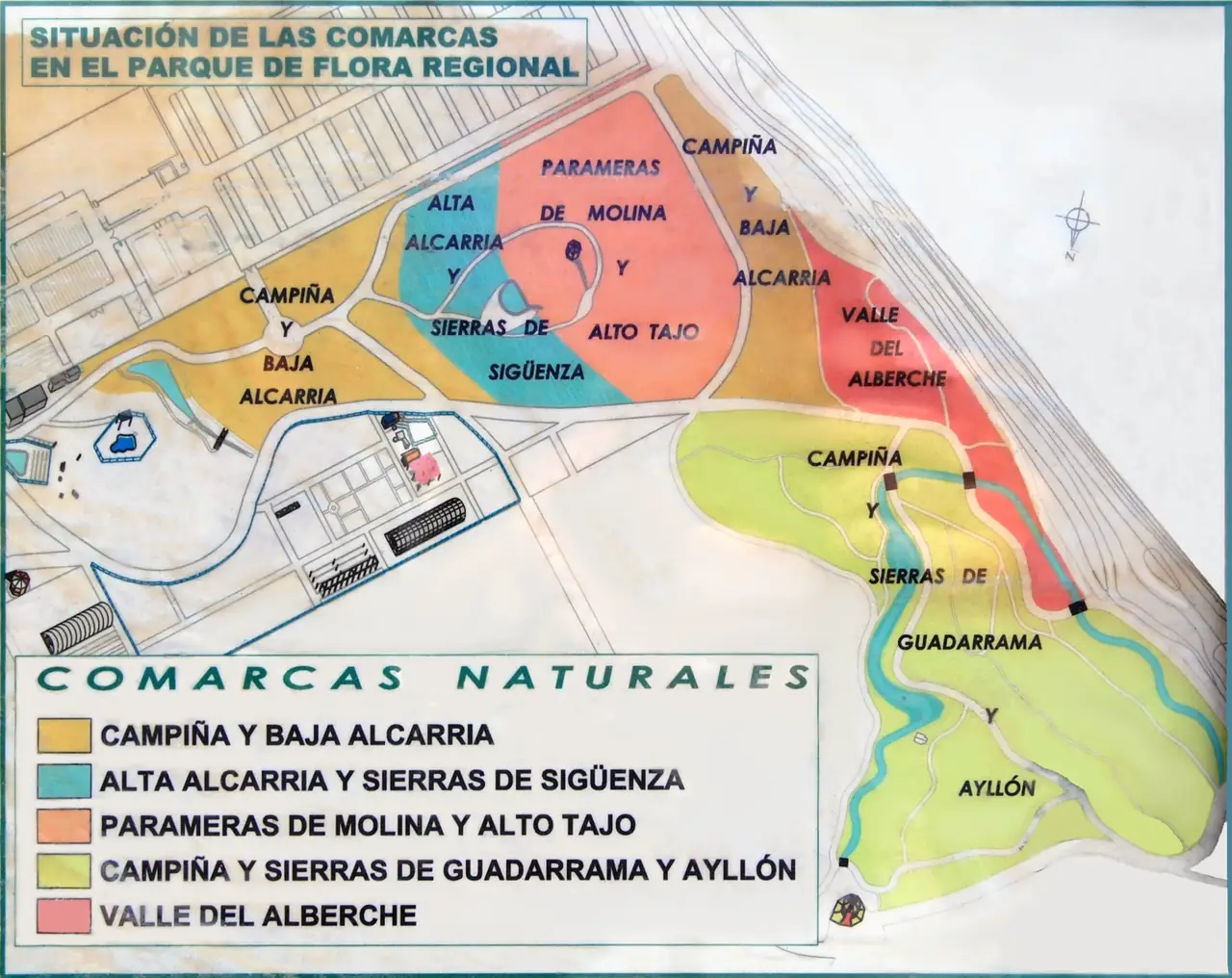 Mirador del parque de Flora Regional