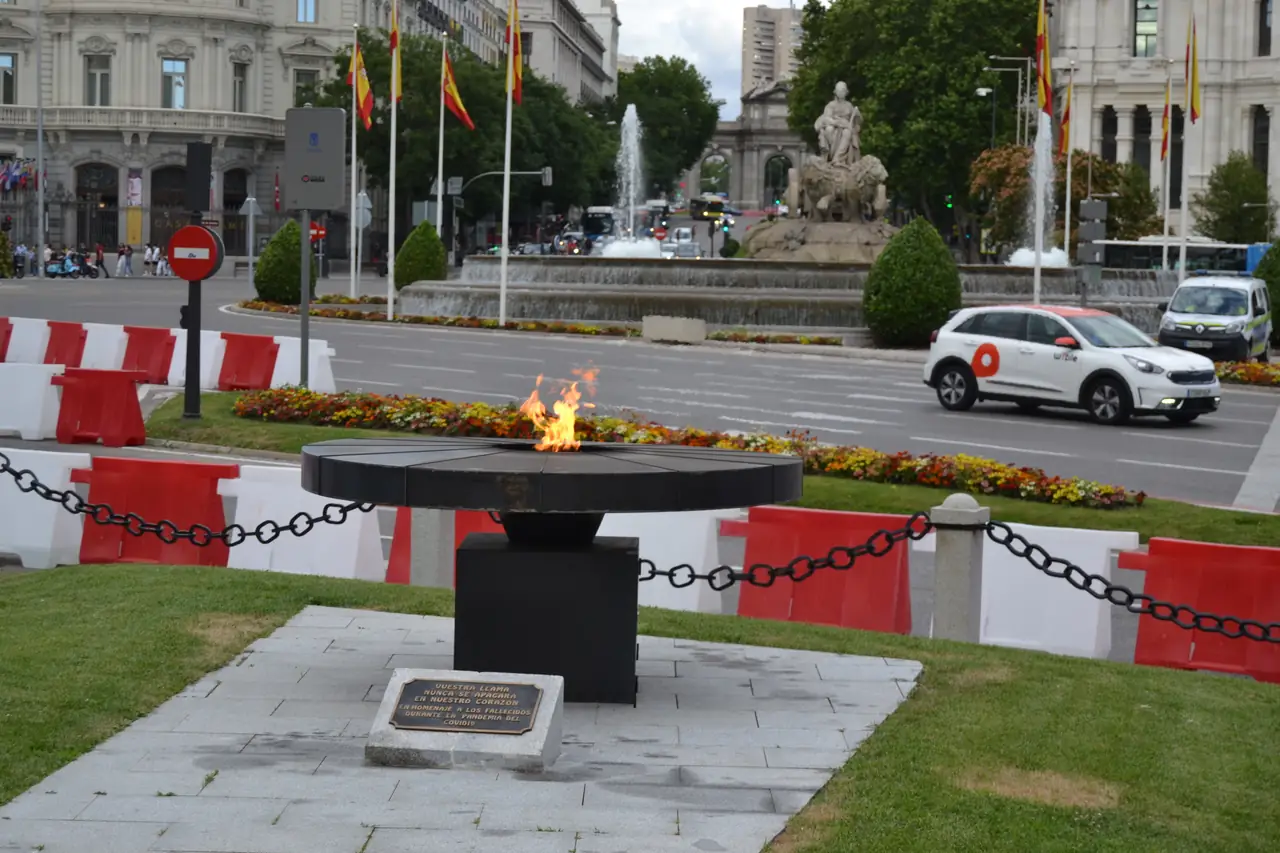 Monumento en memoria de las víctimas de la pandemia de la Covid-19
