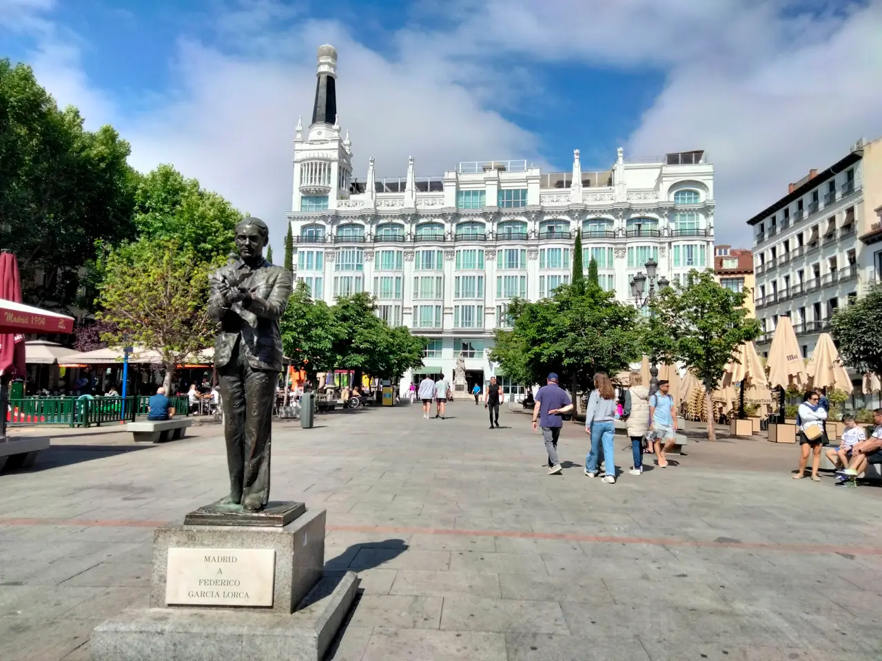 Estatua de Federico García Lorca